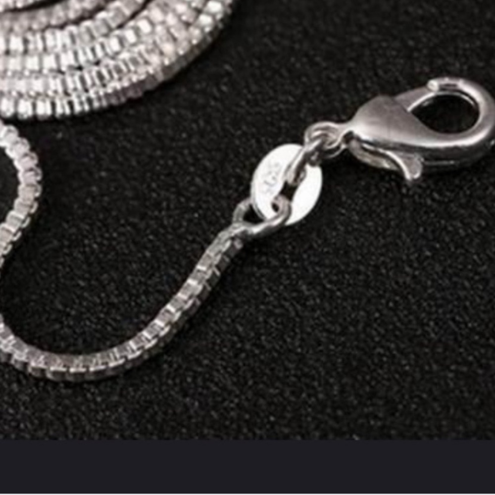 925 STERLING SILVER BOX CHAIN - Picture 4 of 4